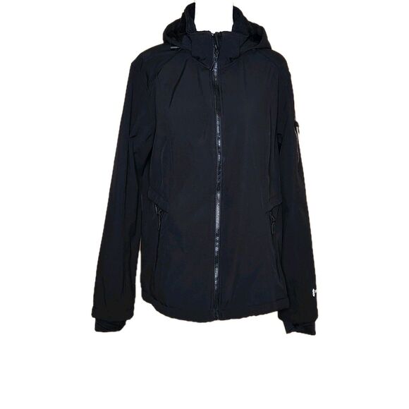 Free Country Aeris II Super Softshell Jacket Faux Shearling Lined Black XL - Picture 2 of 15